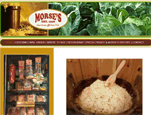 Tablet Screenshot of morsessauerkraut.com